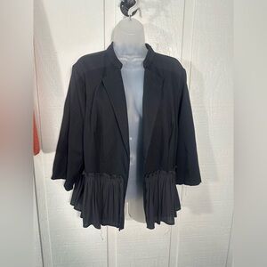 Torrid Women’s Black Sweatshirt Cardigan Size 3 EUC